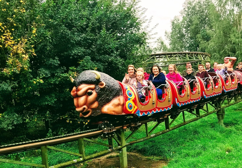 Buffalo roller coaster day out at Twinlakes Theme Park
