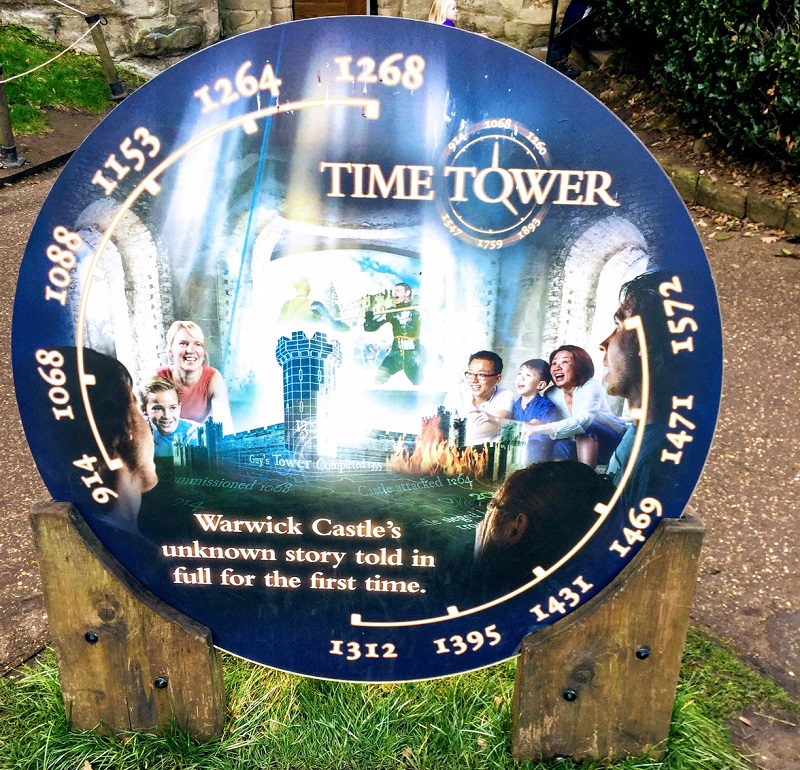 Visiting Warwick Castle - Time Tower