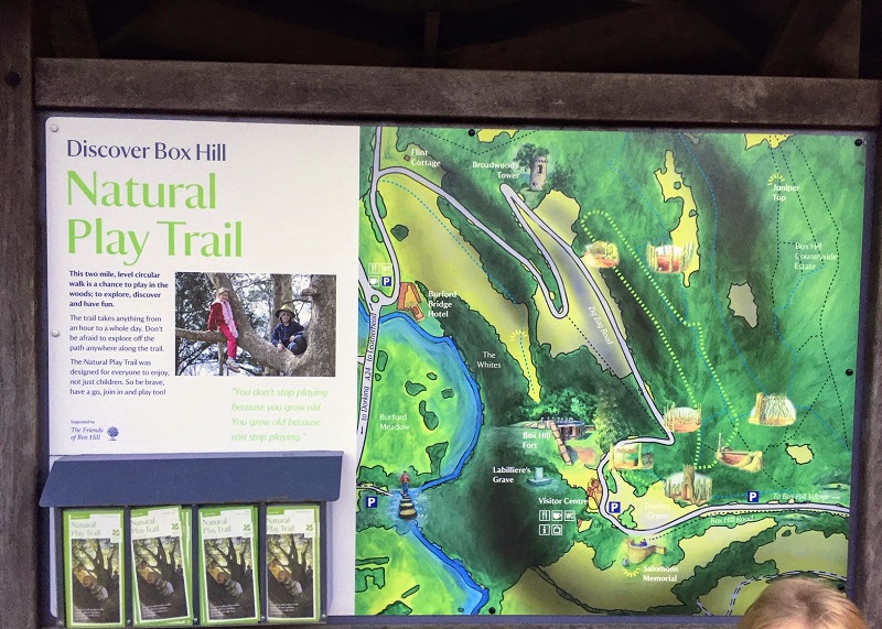 Box Hill Natural Play Trail - natural play trail