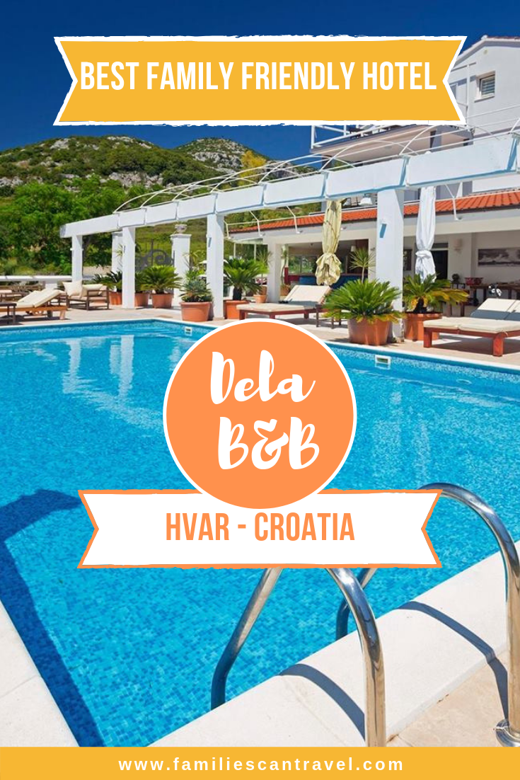 We stayed at this incredible hotel in Hvar whilst travelling around Croatia. What is makes it so special is the lovely family who run it and will do everything to make your stay perfect. A true family-friendly hotel with beautiful bedrooms, lovely swimming pool and great location - read our review here but you will not be disappointed if you stay! #familyfriendlyhotel #hvar #croatia #accomodationhvar #hotelsinhvar