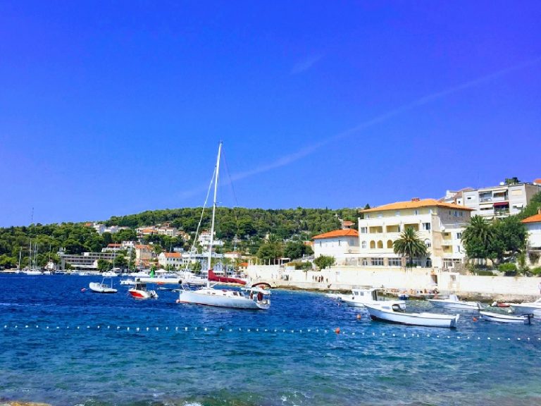 Things to do on Hvar Island with kids - harbour