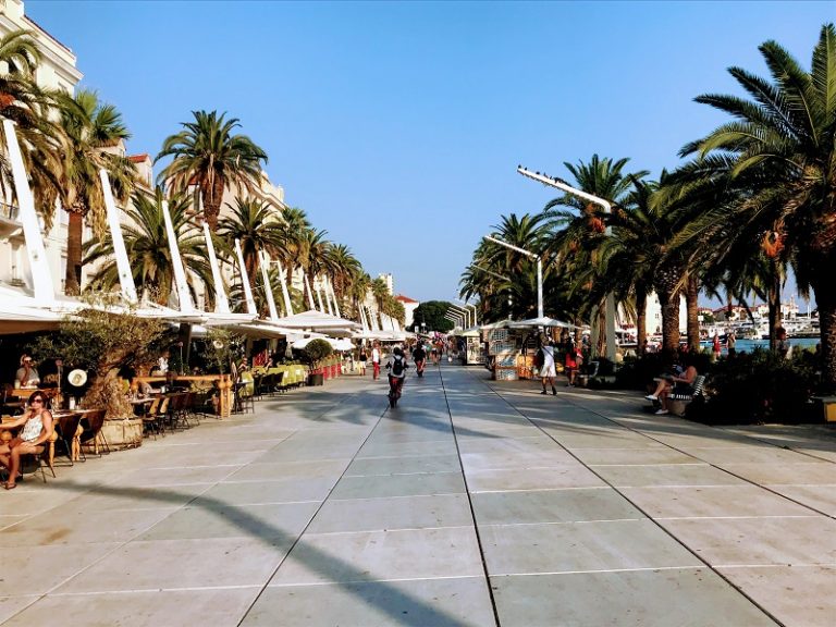 2 Weeks in Croatia - Family Itinerary - Riva Promenade Split