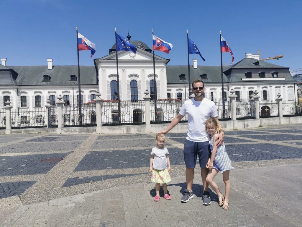 Bratislava with kids - the grand Presidential Palace