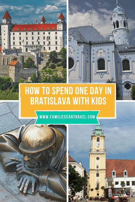 Pin It - How to spend one day in Bratislava with kids