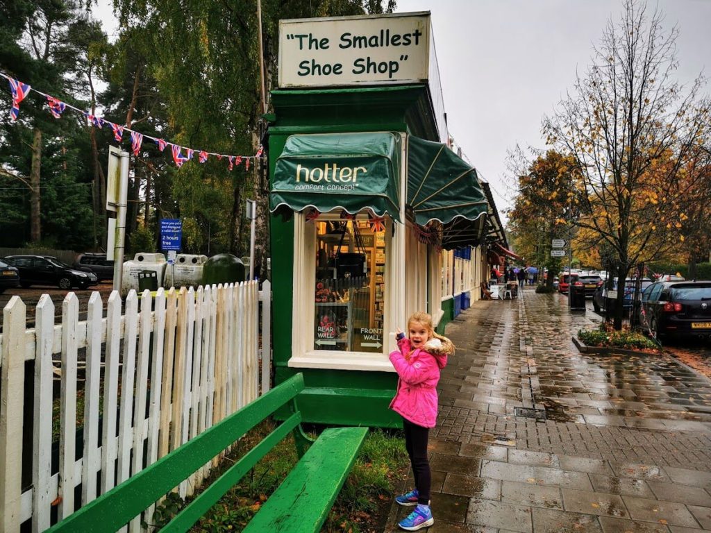 Things to do near Tattershall Lakes - smallest shoe shop at Woodhall Spa