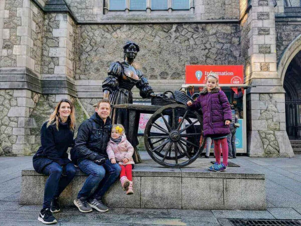 Things in Dublin with kids - Molly Malone