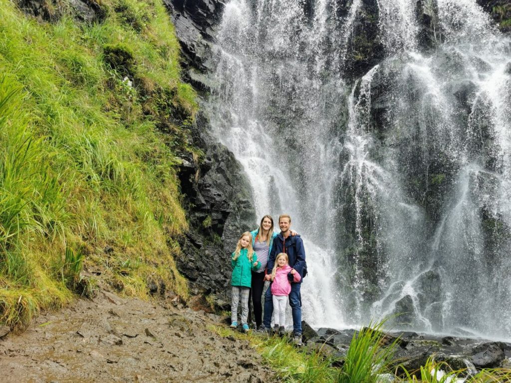NC500 with kids - Clashnessie Falls