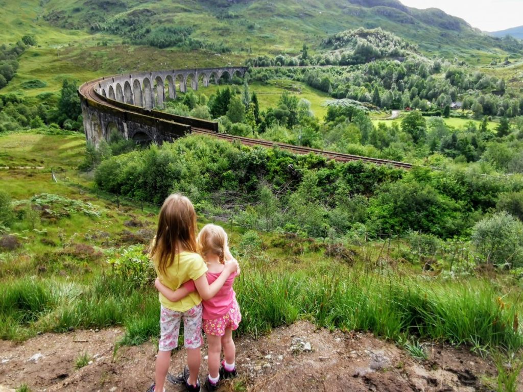 NC500 with kids - Glenfinnan Viaduct