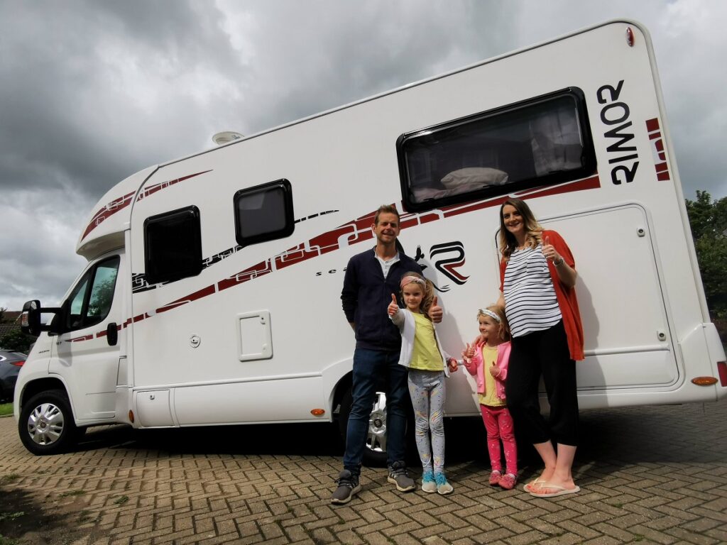 The motorhome that we used on our NC500 route