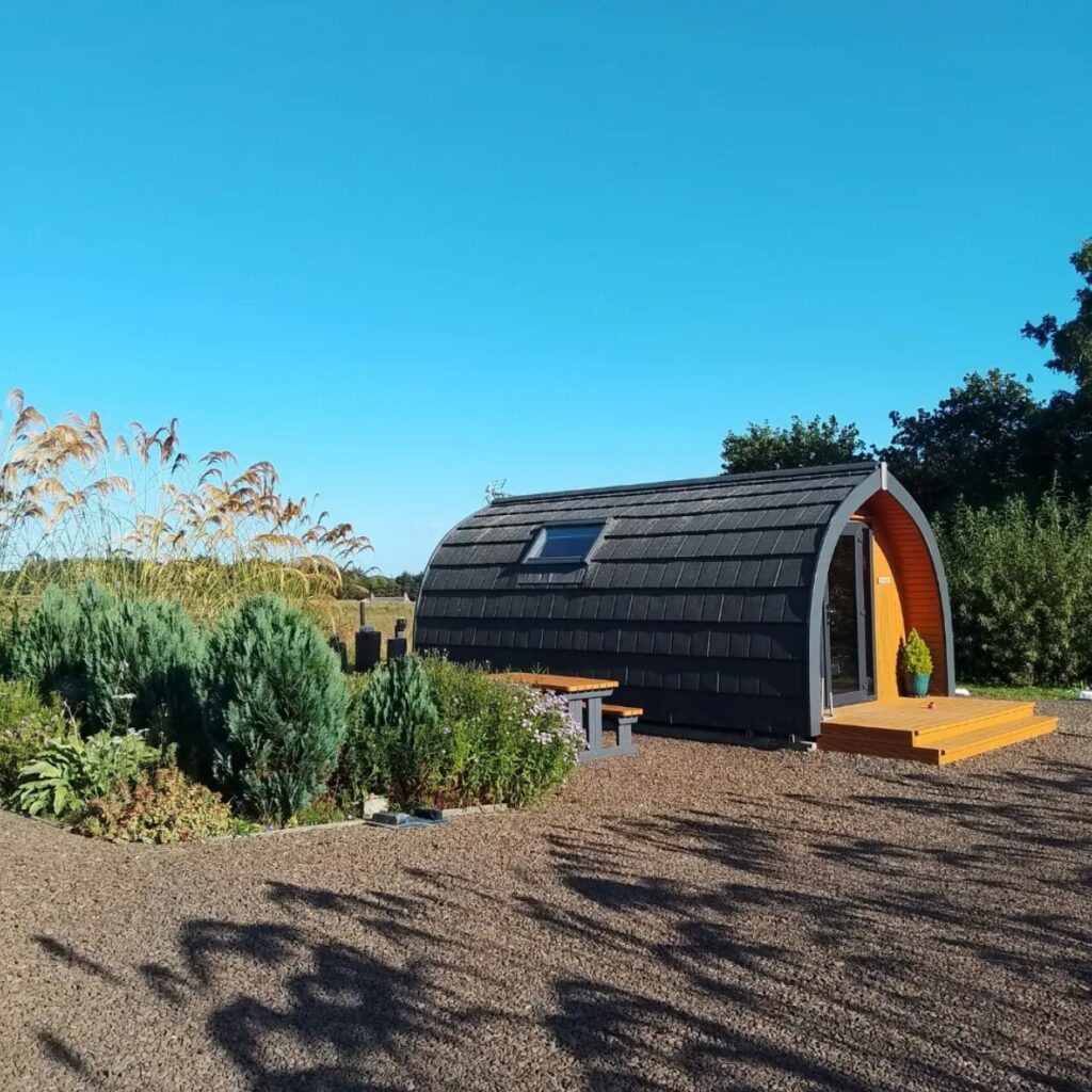 Cozy North Star Glamping accommodation along the North Coast 500 route, featuring scenic surroundings and eco-friendly lodgings.