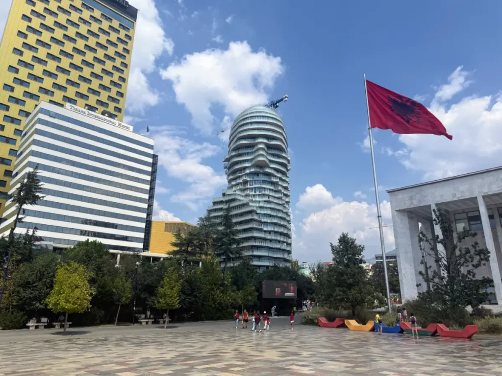 Skanderbeg Square Tirana Albania