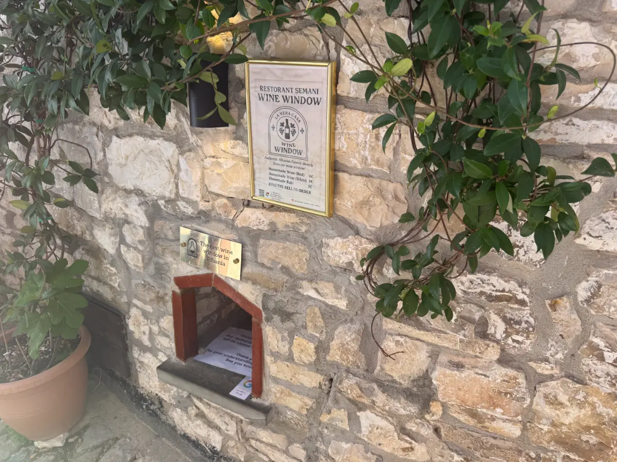 Wine Window Semani Berat Albania